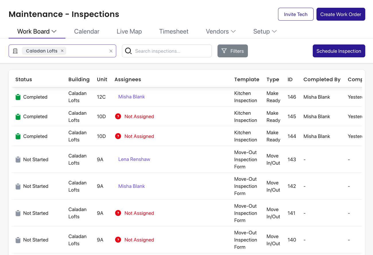 16 inspections work board.png